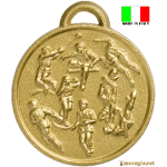 Medaglia di Atletica Leggera e Podismo con retro personalizzabile, realizzata in Zama di alta qualità, Made in Italy, ideale per gare, eventi sportivi e premi speciali