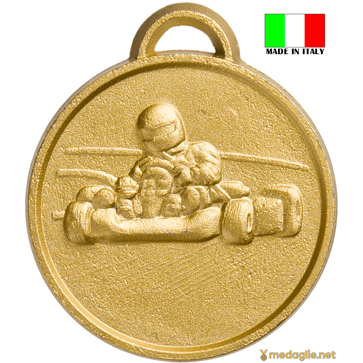 z1188 Medaglie coniate gokart made in Italy