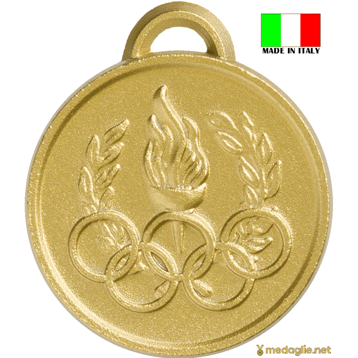 Medaglia sportiva con retro personalizzabile