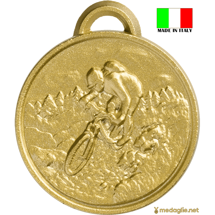 Premiazione ciclismo con medaglia coniata personalizzabile