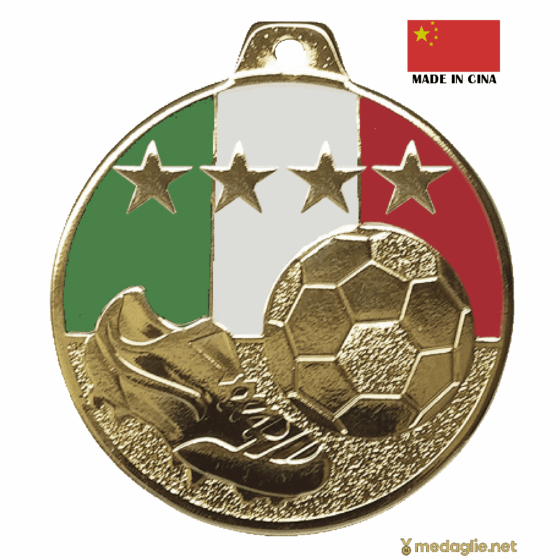 Medaglia calcio argento torneo