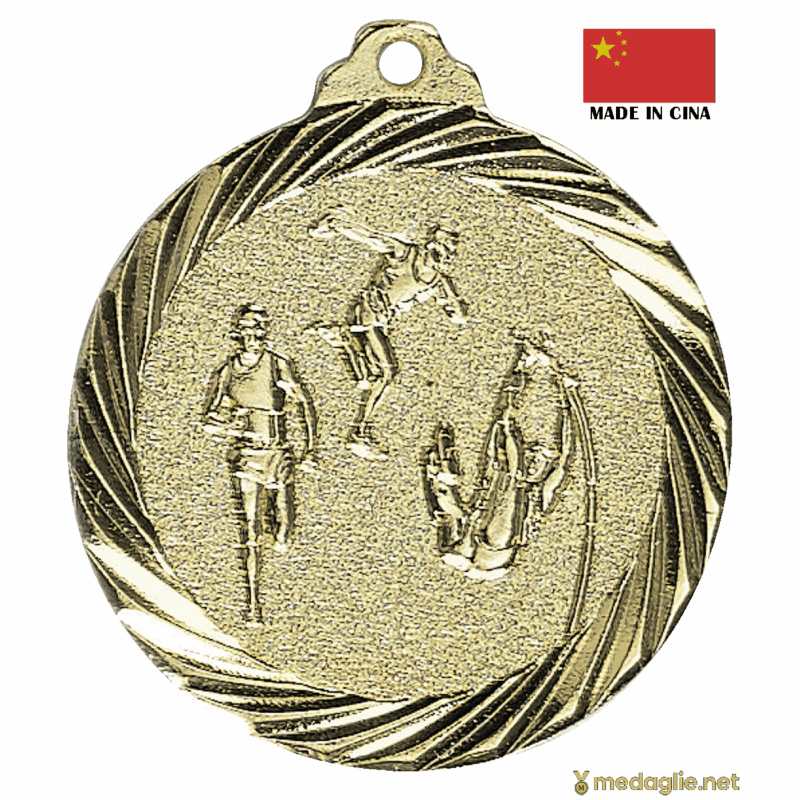 Medaglia running gara sportiva