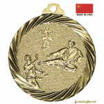 Medaglia arti marziali oro 32 mm