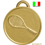 Medaglia tennis coniata Made in Italy