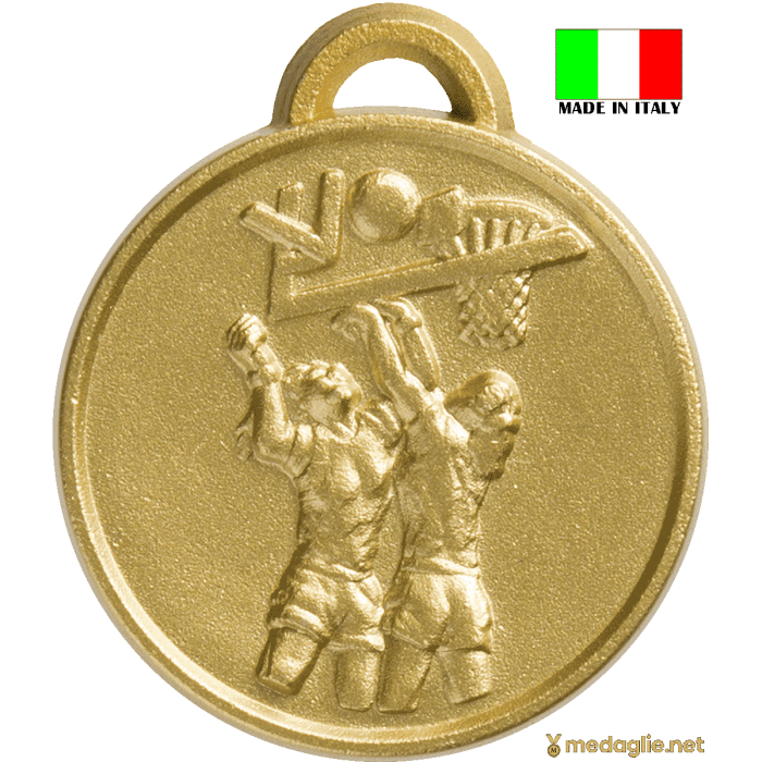 Medaglia basket retro personalizzabile