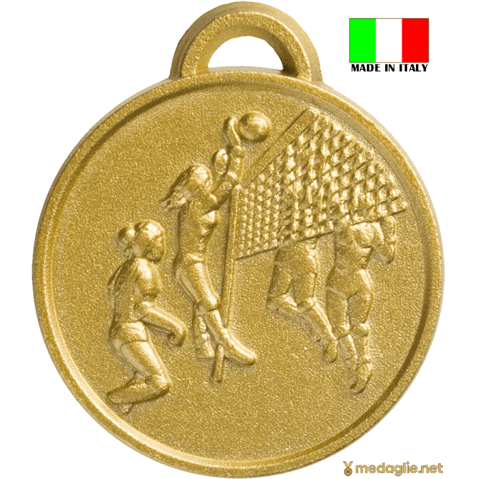 Medaglie pallavolo con fronte coniato