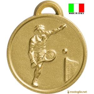 Medaglia torneo tennis retro personalizzabile