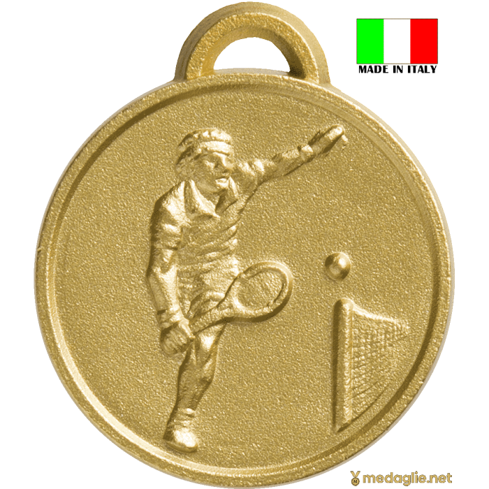 Medaglia torneo tennis retro personalizzabile
