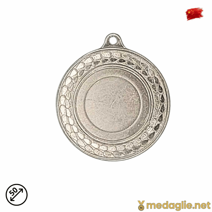 Medaglia Sportiva Personalizzabile Tonda Aurea Diametro 50 mm Oro Argento Bronzo - immagine 3