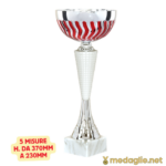 Coppa trofeo rossa 5 misure
