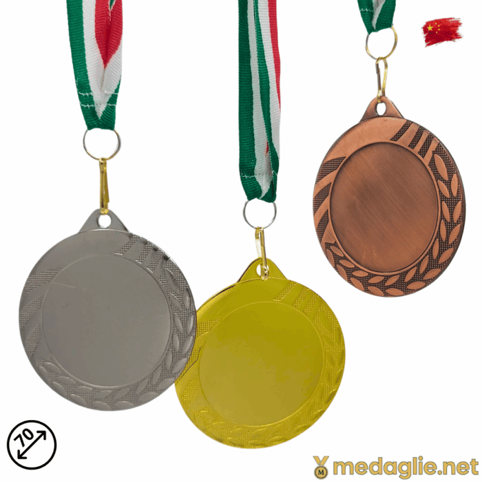 Medaglie Sportive Personalizzabili Linea Laurea Sport diam.70 - immagine 2