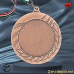 Medaglia Sportiva Personalizzabile Linea Laurea Sport diam.70 BRONZO