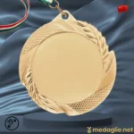 Medaglia-Sportiva-Personalizzabile-Linea-Laurea-sagomata-Sport-diam.70-ORO