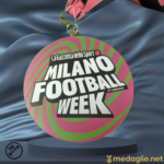 Medaglia in cristallo personalizzata spessore 6 mm